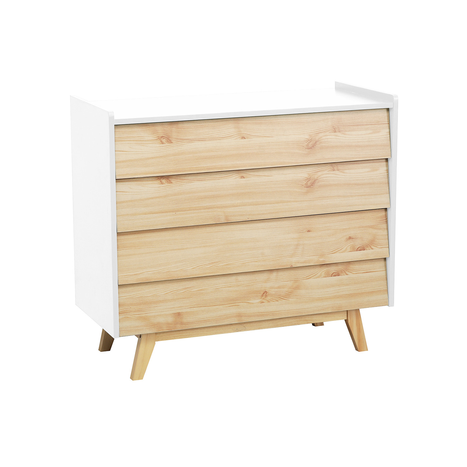 Cómoda de Dormitorio Nature 90x40x80cm Thinia Home Cómodas y Cajoneras 1